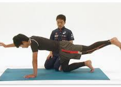 体幹を鍛える体操の一つ